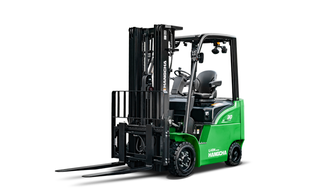 Lithium-Ion Electric Forklift — zero maintenance, 2-hour charge, 3 shifts